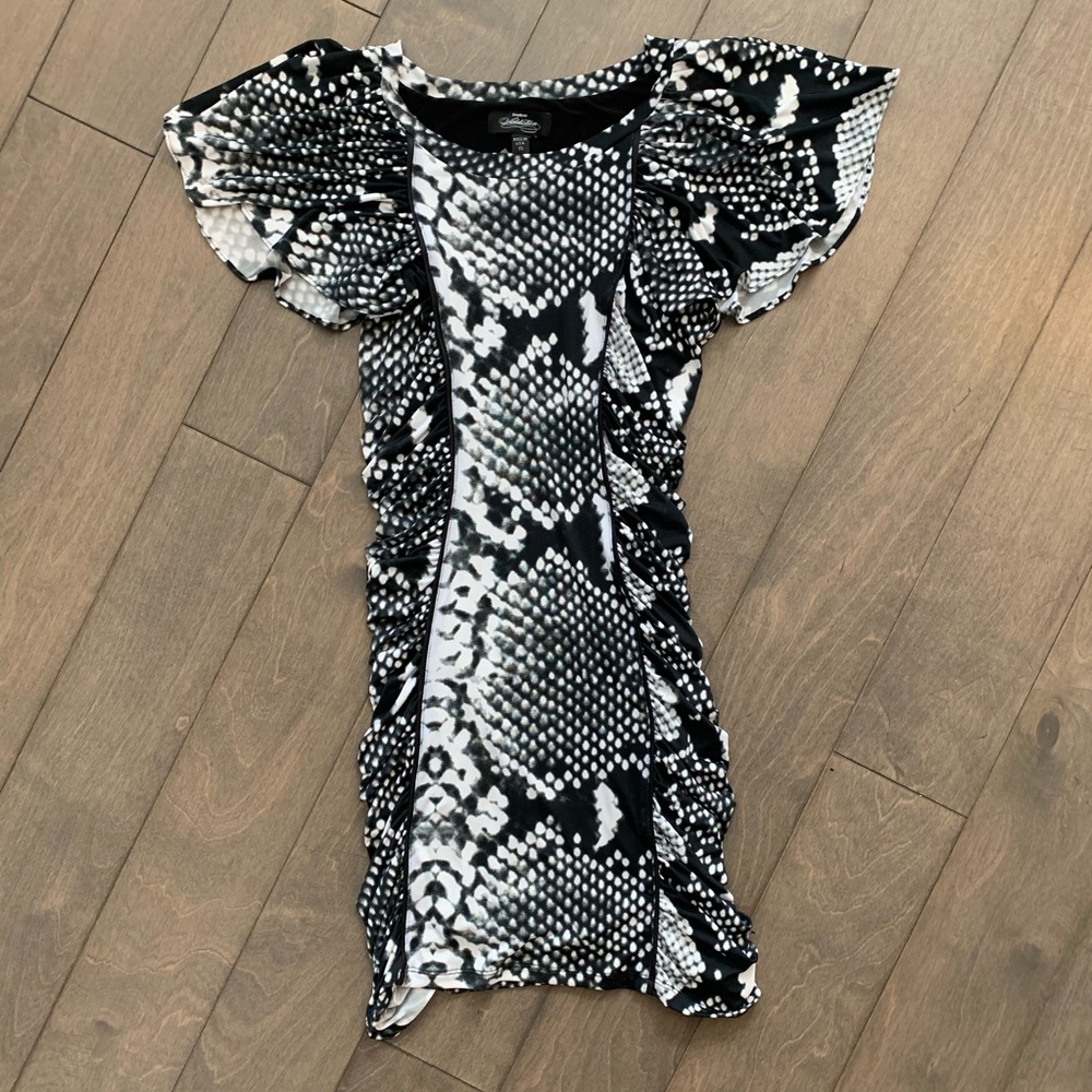 Bebe Snake skin design dress